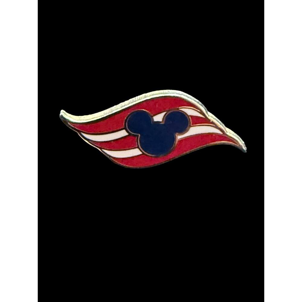 Disney Cruise Line DCL Red Wave Logo Pin